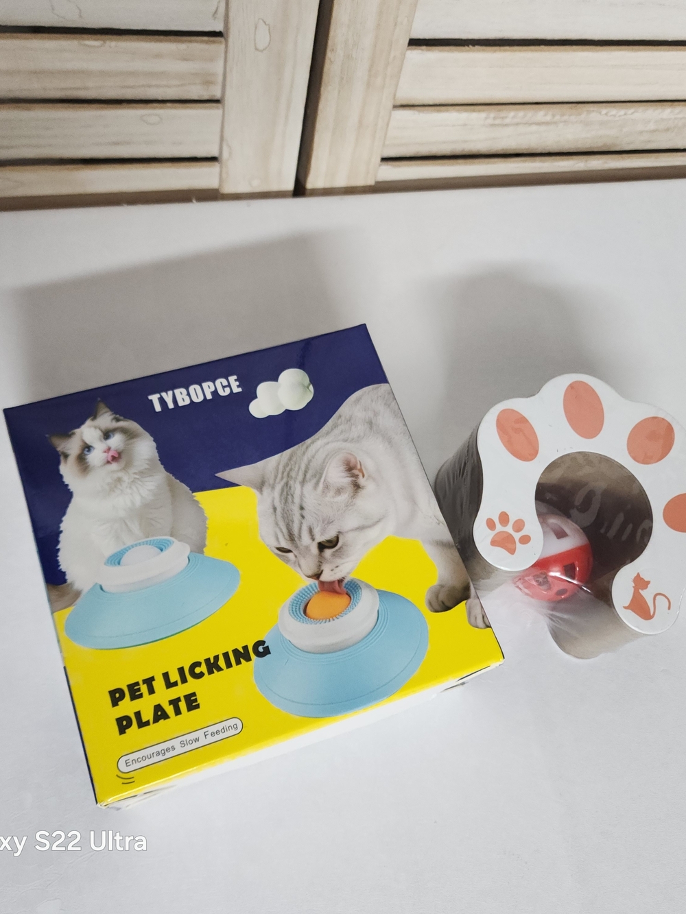 Blue Pet Licking Plate for Cats